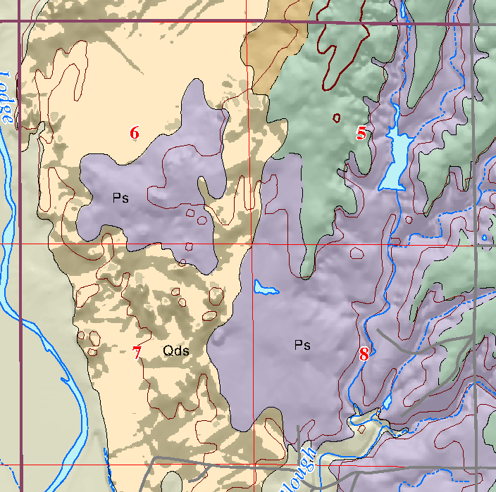 small geologic map