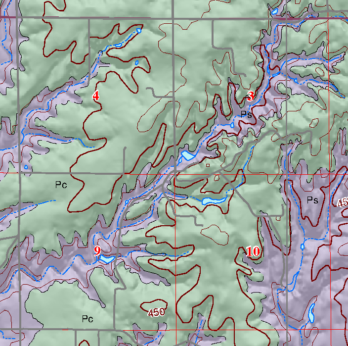 small geologic map