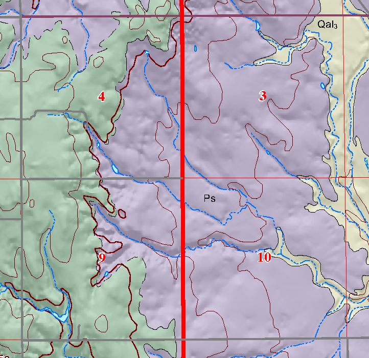 small geologic map