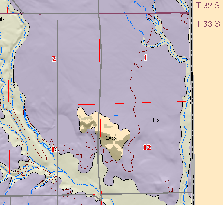 small geologic map