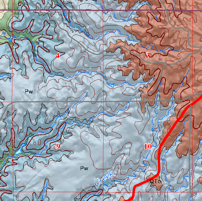 small geologic map