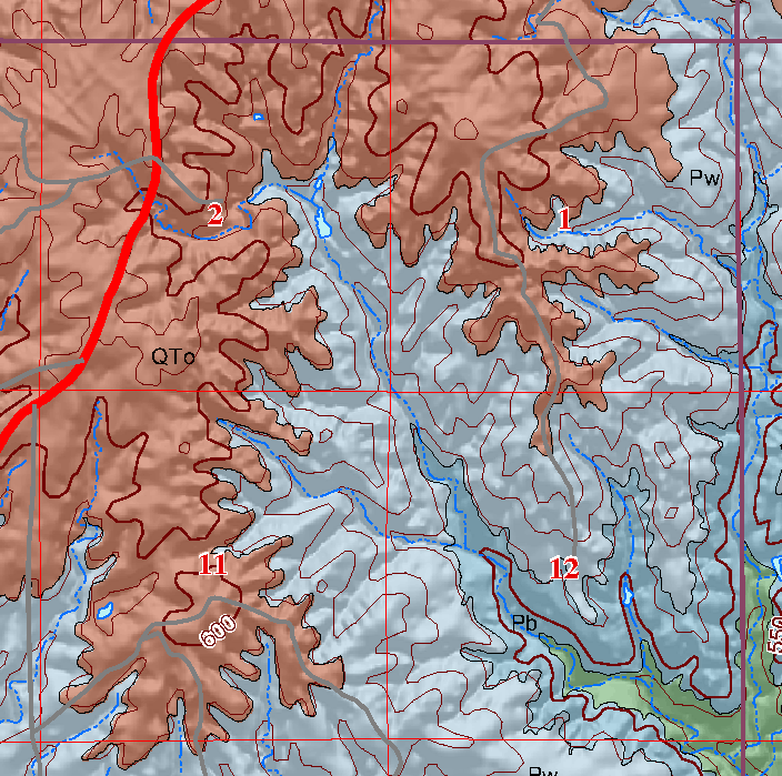 small geologic map