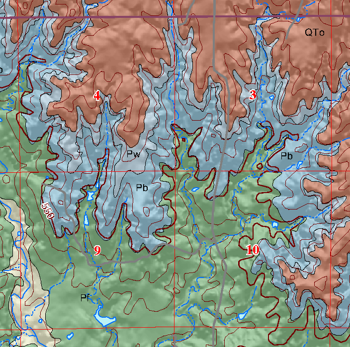 small geologic map