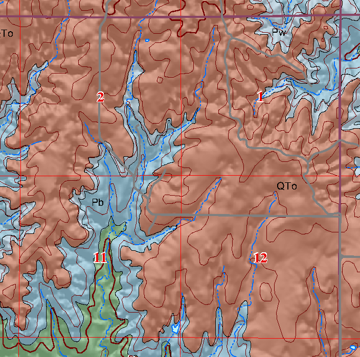 small geologic map