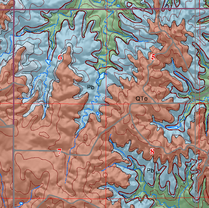 small geologic map