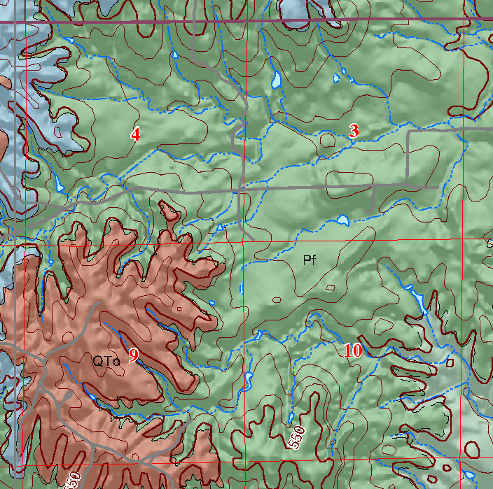 small geologic map