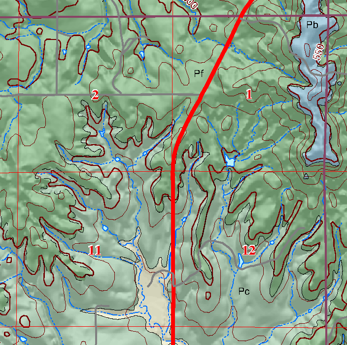 small geologic map