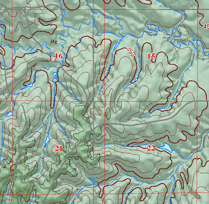 small geologic map