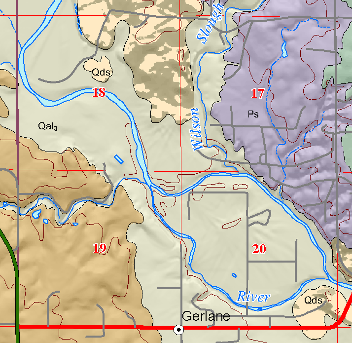 small geologic map