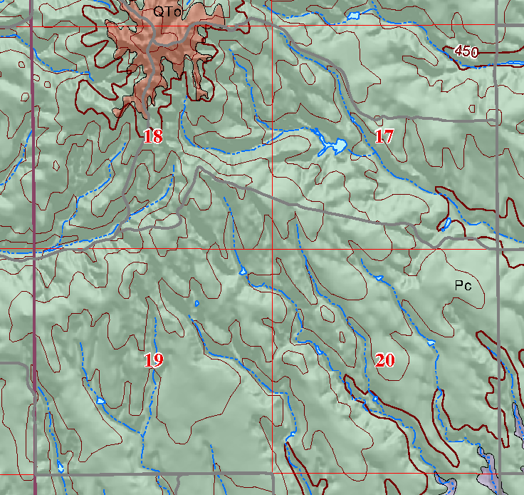 small geologic map