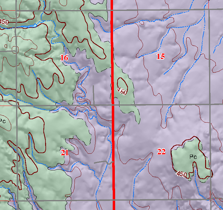 small geologic map