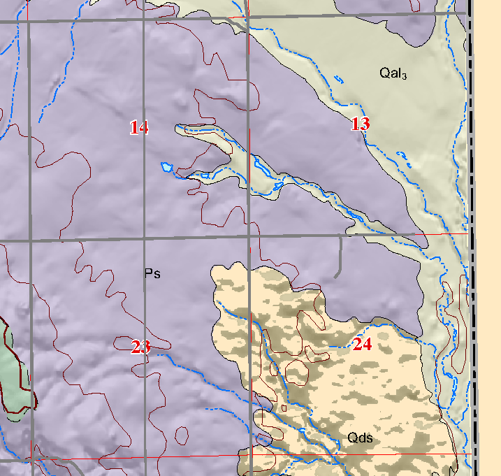 small geologic map