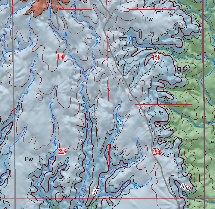 small geologic map