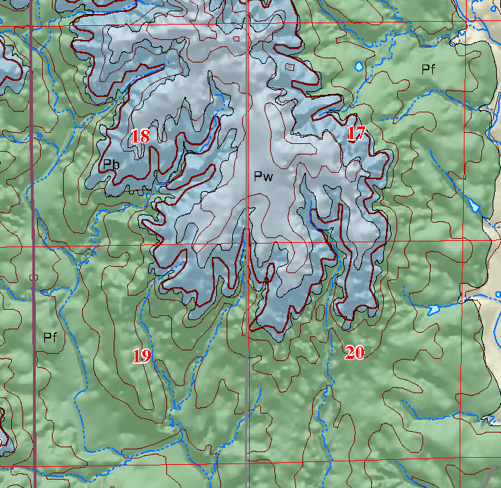 small geologic map