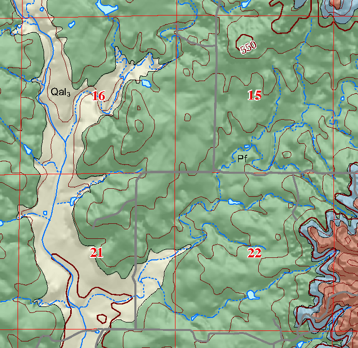 small geologic map