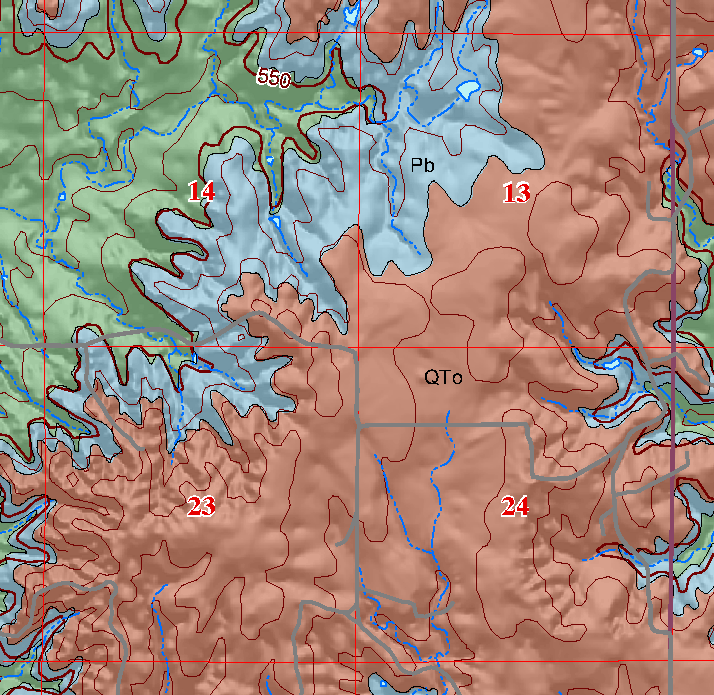 small geologic map