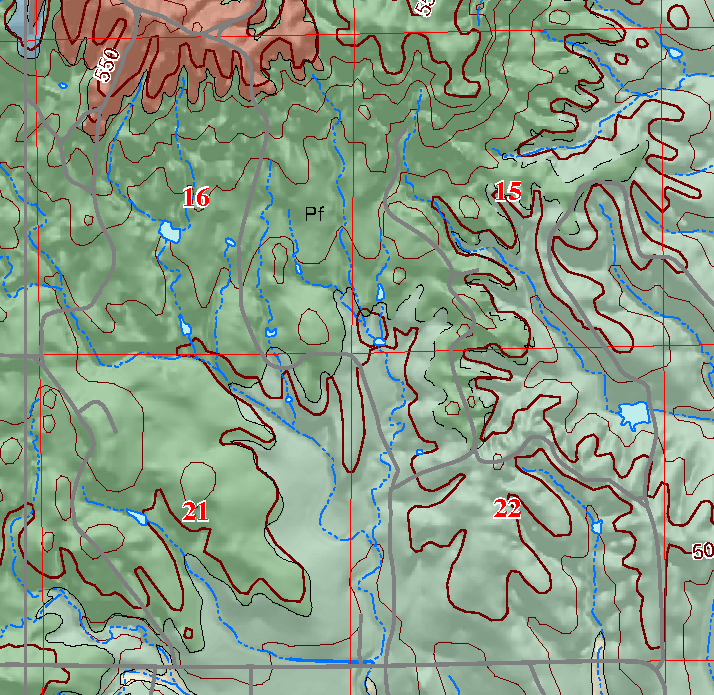 small geologic map