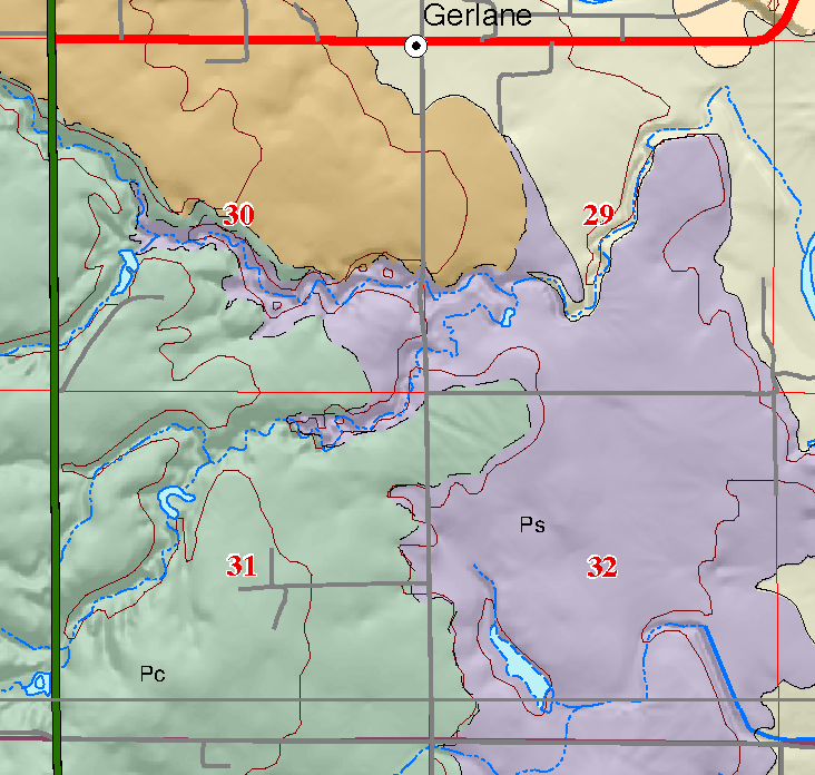 small geologic map
