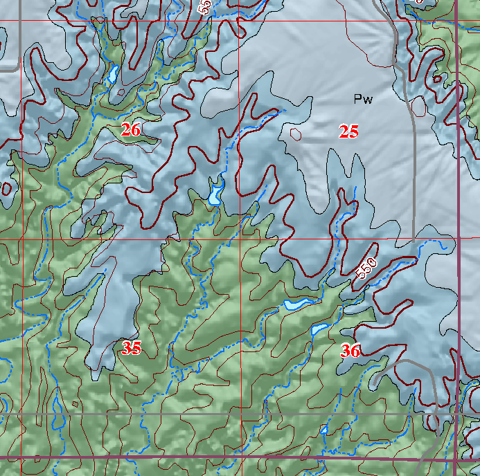 small geologic map