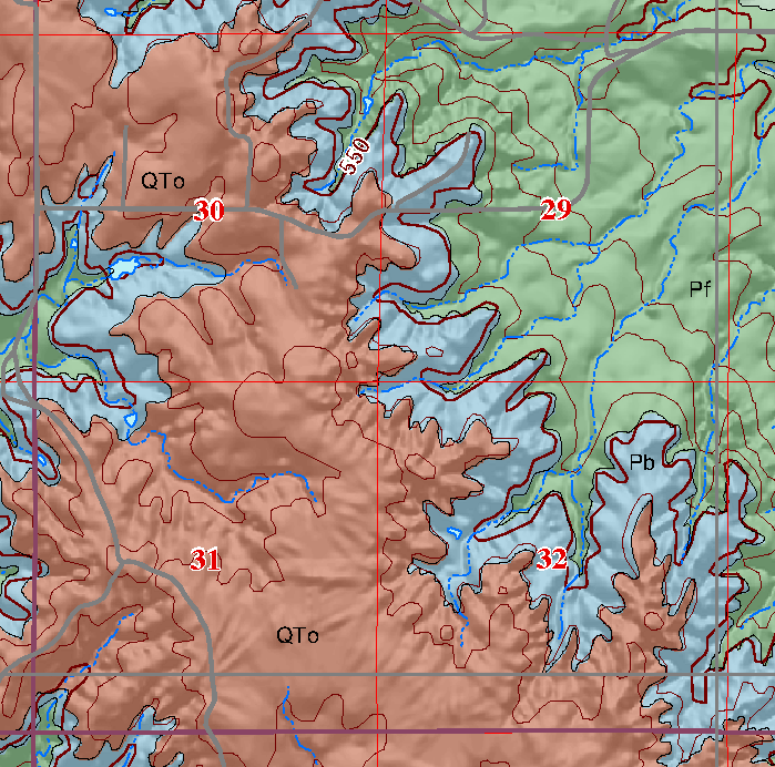 small geologic map