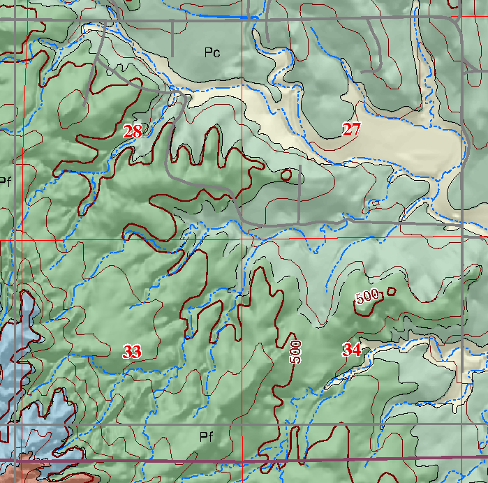 small geologic map