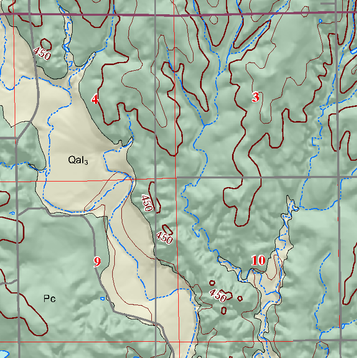 small geologic map