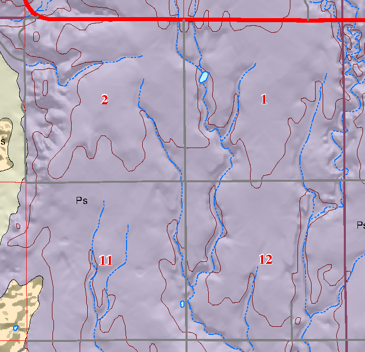 small geologic map