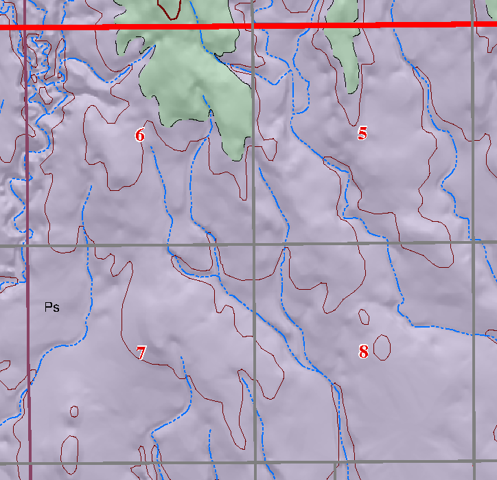 small geologic map