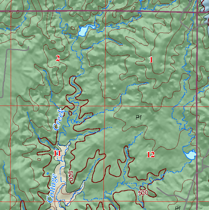 small geologic map