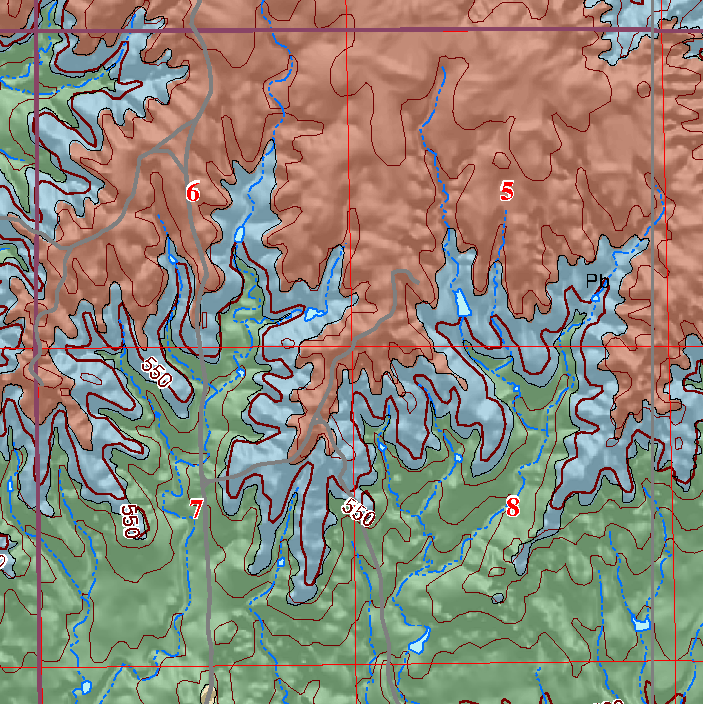 small geologic map