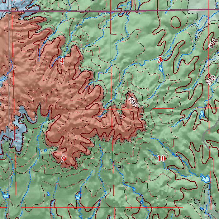 small geologic map