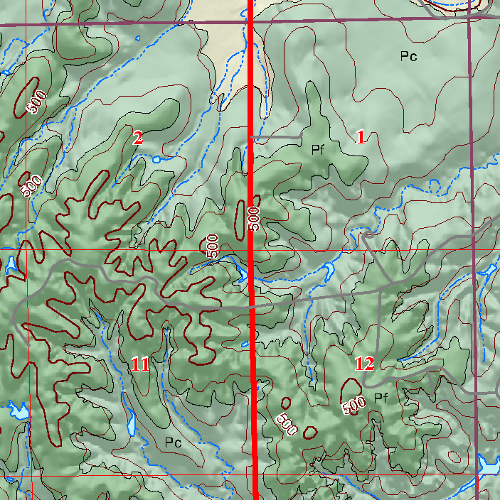 small geologic map
