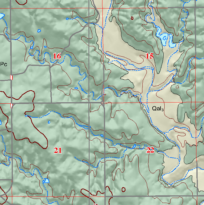 small geologic map