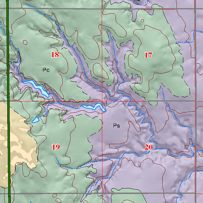 small geologic map