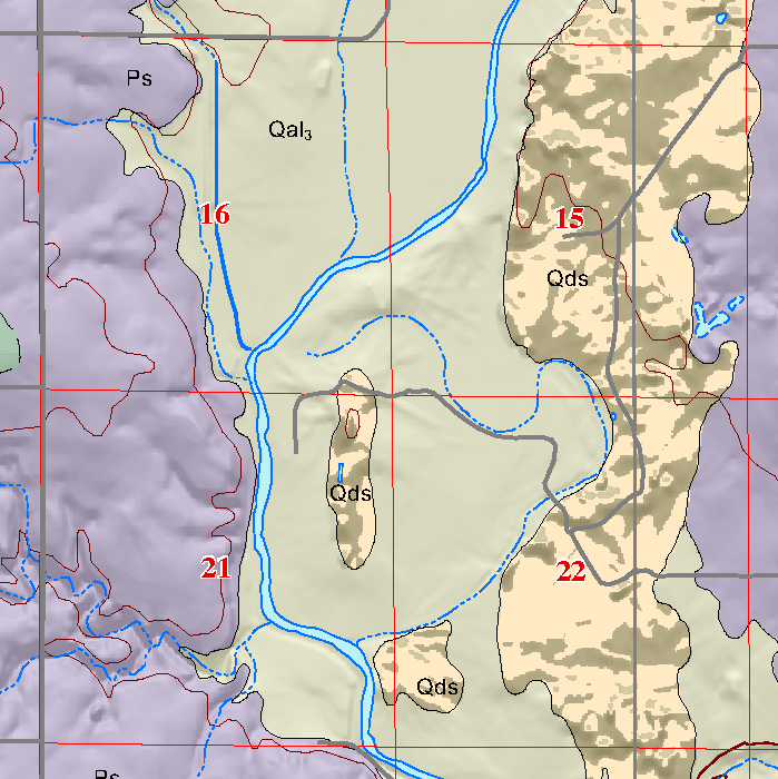 small geologic map