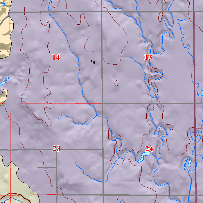 small geologic map
