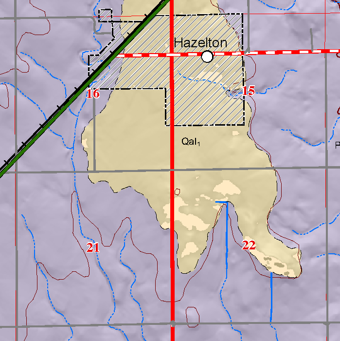 small geologic map