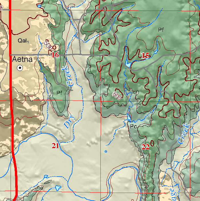 small geologic map