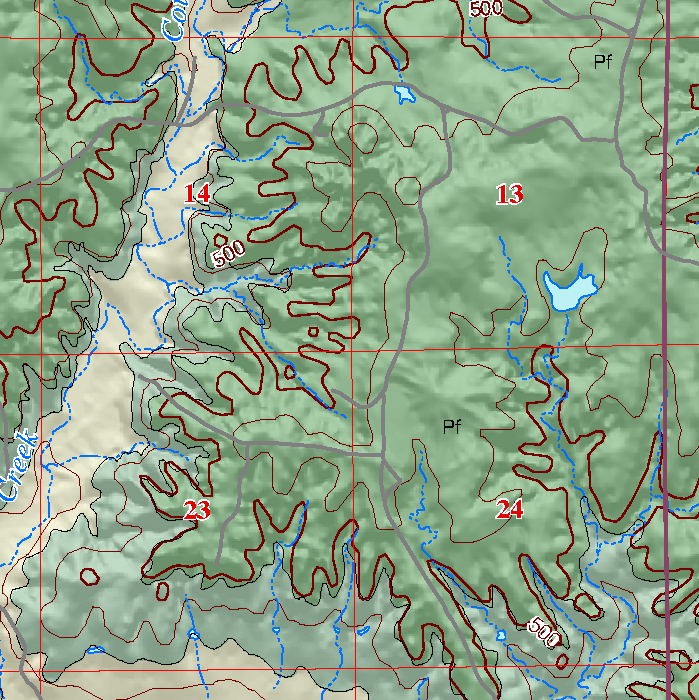 small geologic map