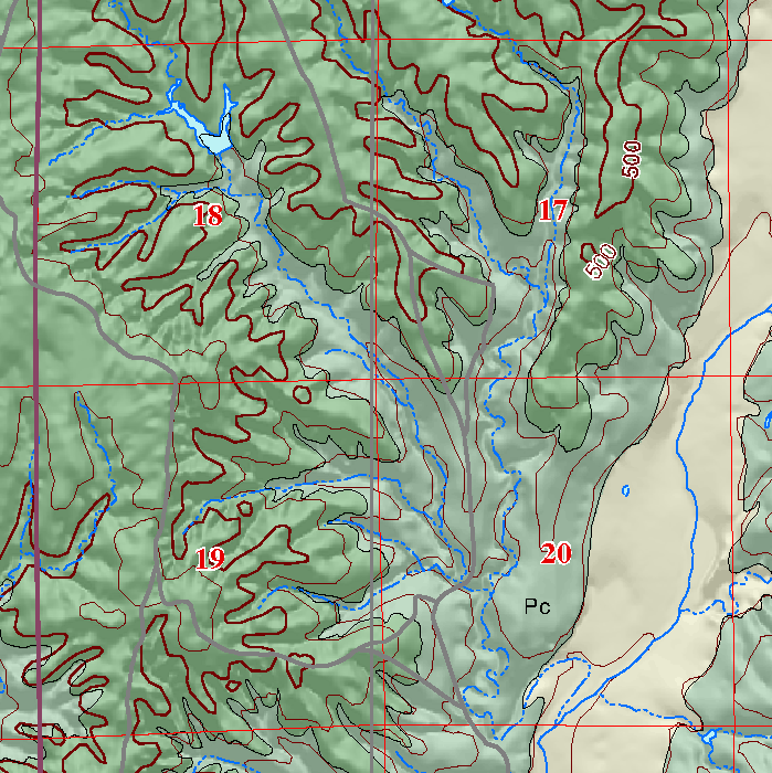 small geologic map