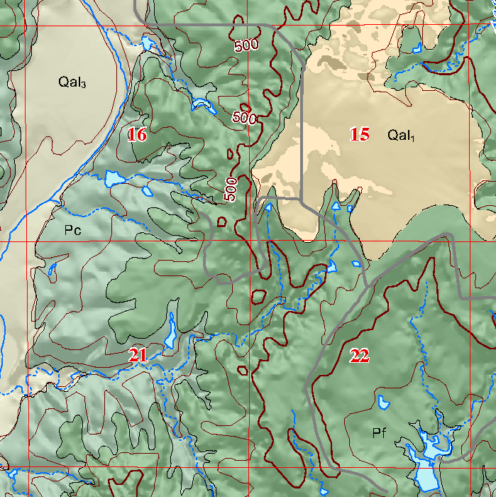 small geologic map