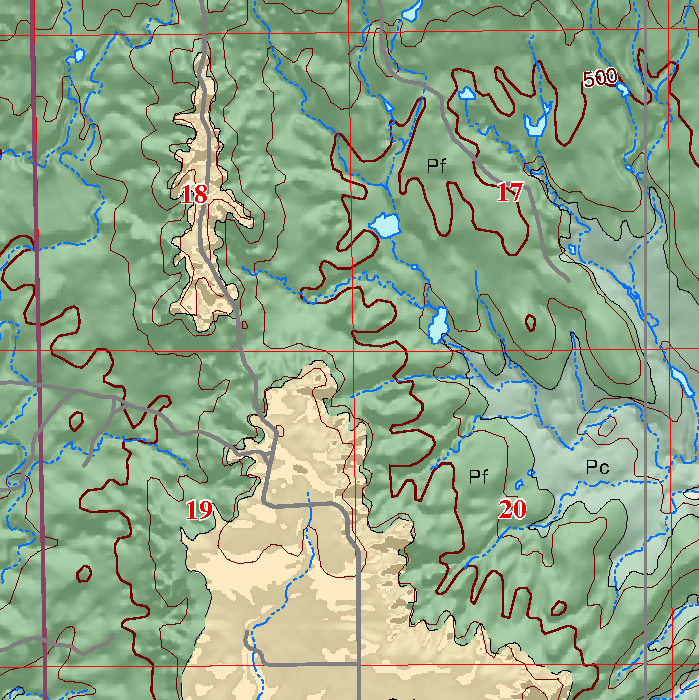 small geologic map
