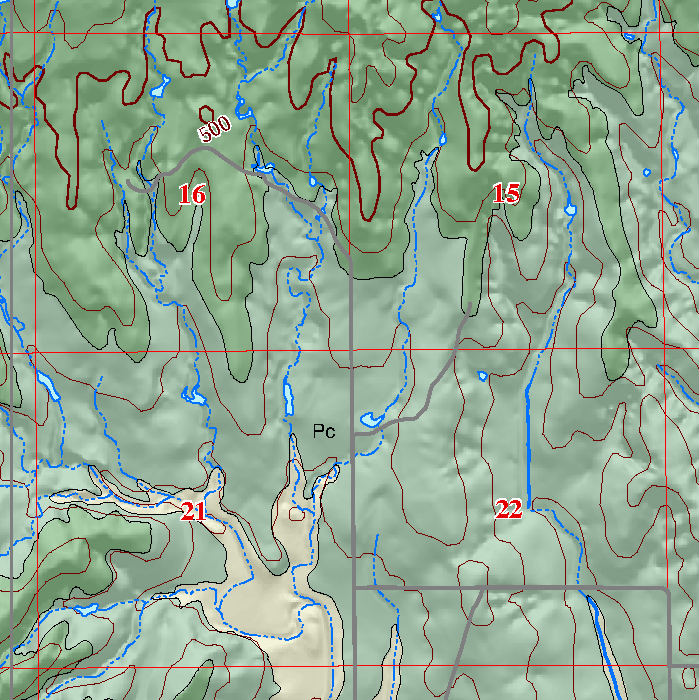 small geologic map