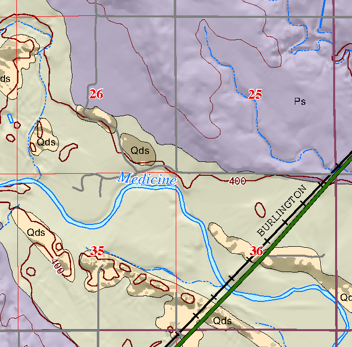 small geologic map