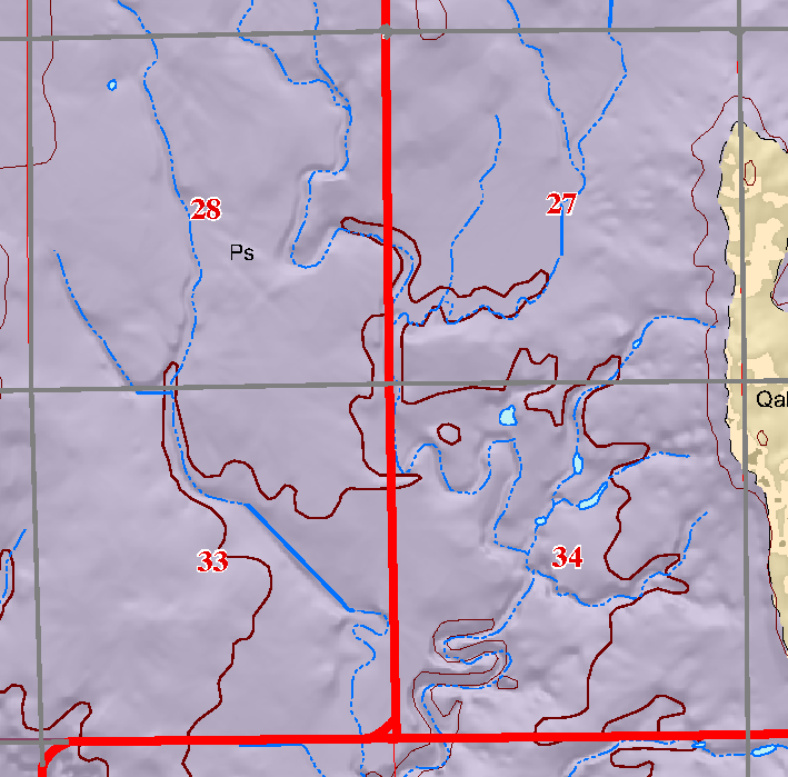 small geologic map