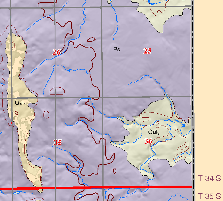 small geologic map