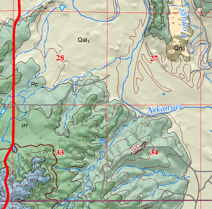 small geologic map