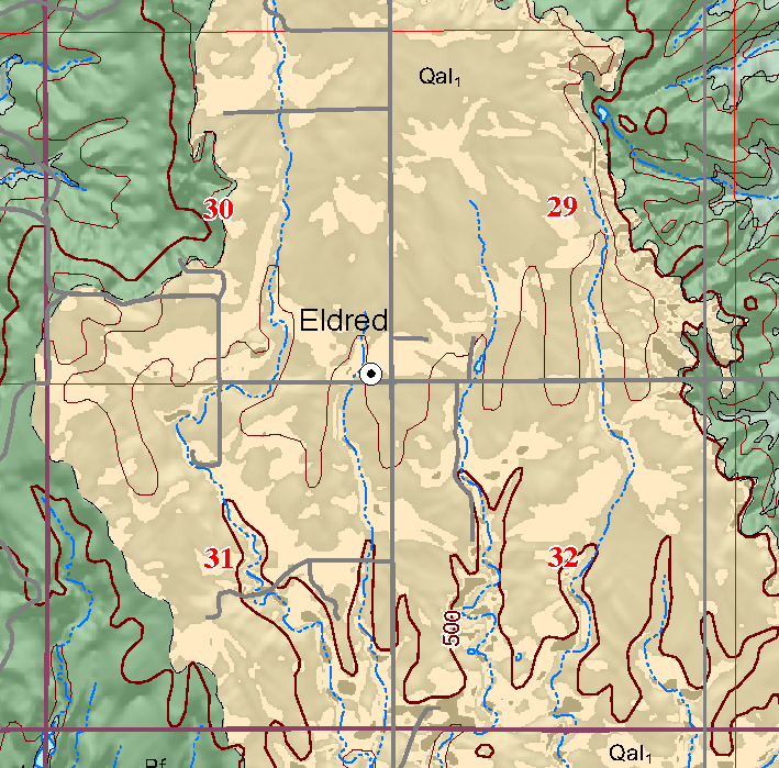 small geologic map