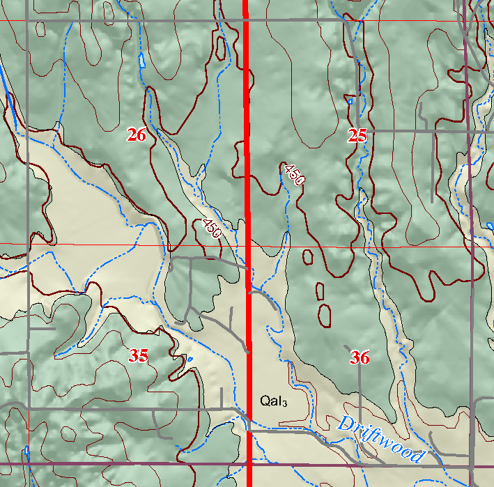 small geologic map