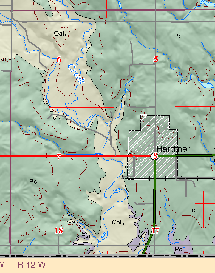 small geologic map
